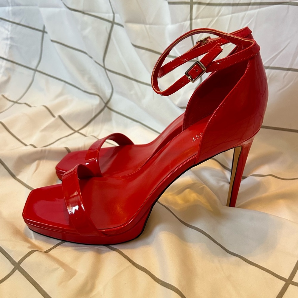 Nine West Red High Heels Size 11